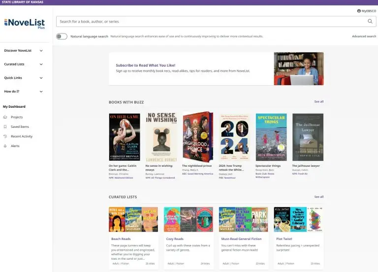 NoveList - what is your next read?