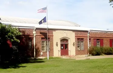 Front entrance Talmage Public Library